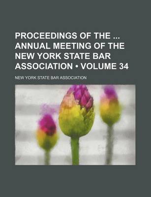 Book cover for Proceedings of the Annual Meeting of the New York State Bar Association (Volume 34 )