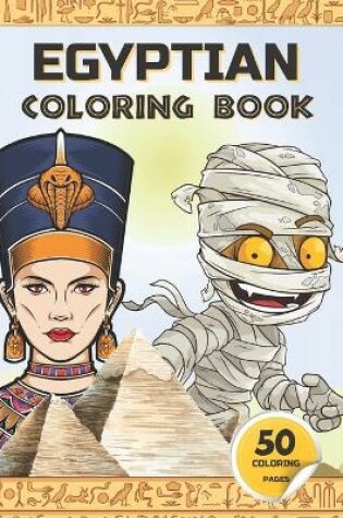 Cover of Egyptian Coloring Book