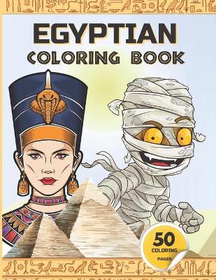 Cover of Egyptian Coloring Book