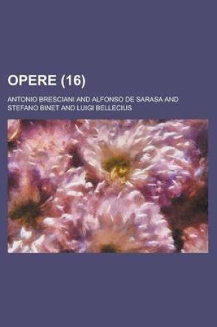 Cover of Opere (16)