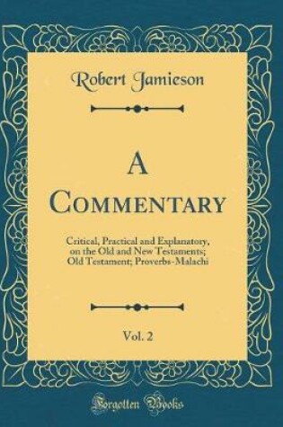 Cover of A Commentary, Vol. 2