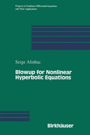 Cover of Blowup for Nonlinear Hyperbolic Equations