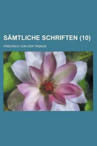 Cover of Samtliche Schriften Volume 10