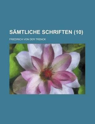 Book cover for Samtliche Schriften Volume 10
