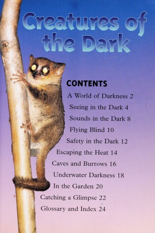 Cover of Creatures of the Dark (Ltr Sml USA)