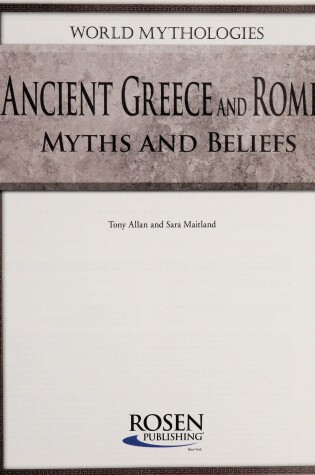 Cover of Ancient Greece and Rome: Myths and Beliefs