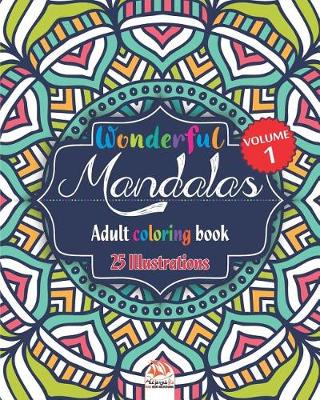 Book cover for Wonderful Mandalas 1 - Adult coloring book