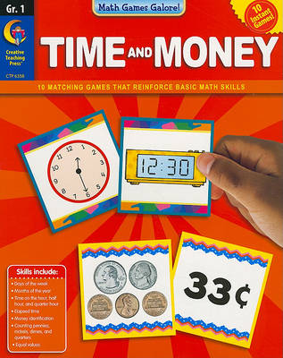 Book cover for Time and Money, Grade 1