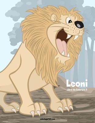 Cover of Leoni Libro da Colorare 2