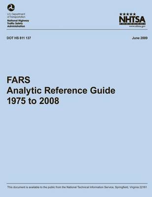 Book cover for FARS Analytic Reference Guide, 1975 to 2008