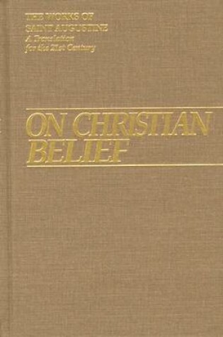 Cover of On Christian Belief