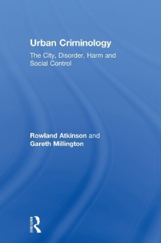 Cover of Urban Criminology