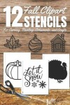 Book cover for Fall Clipart Stencils for Carving, Painting, Ornaments, and Crafts