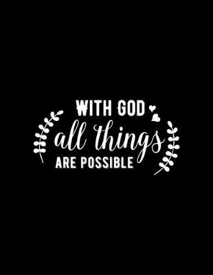 Book cover for With God all things are possible