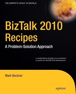 Book cover for BizTalk 2010 Recipes