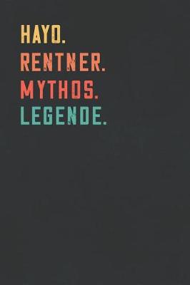 Book cover for Hayo. Rentner. Mythos. Legende.