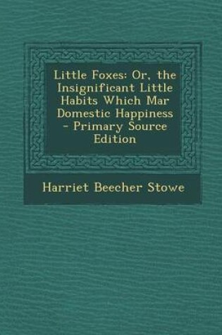 Cover of Little Foxes