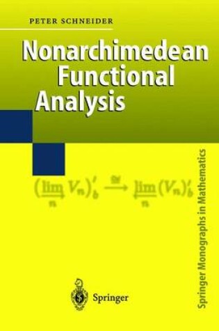 Cover of Nonarchimedean Functional Analysis