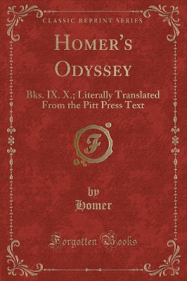 Book cover for Homer's Odyssey