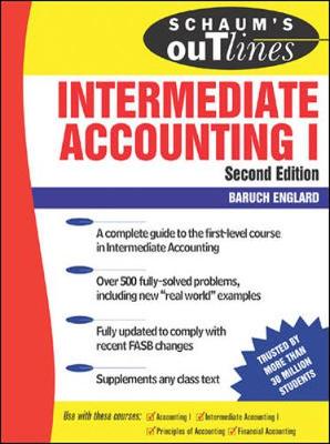 Book cover for Schaum's Outline of Intermediate Accounting I , 2ed