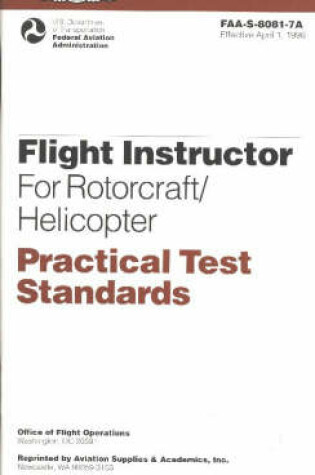 Cover of Flight Instructor for Rotorcraft/Helicopter Practical Test Standards