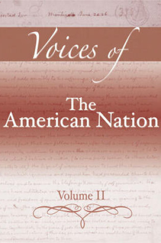 Cover of Voices of the American Nation, Volume II