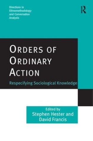 Cover of Orders of Ordinary Action