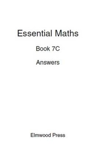 Cover of Essential Maths 7C Answers