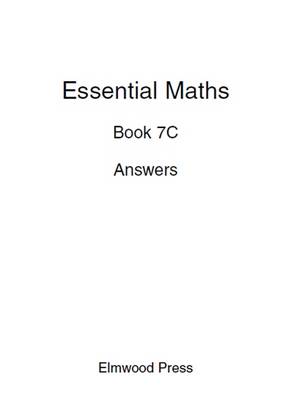 Book cover for Essential Maths 7C Answers
