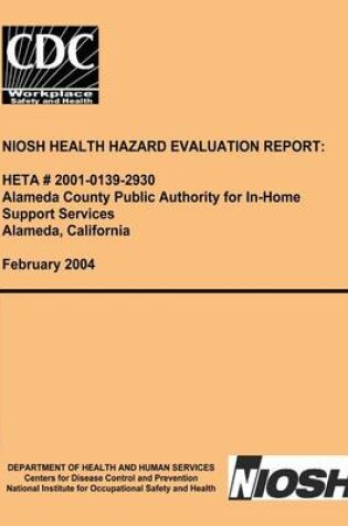 Cover of Niosh Health Hazard Evaluation Report Heta 2001-0139-2930