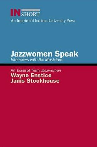 Cover of Jazzwomen Speak Jazzwomen Speak