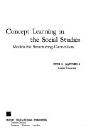 Cover of Concept Learning in the Social Sciences