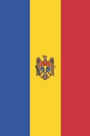 Cover of Moldova Travel Journal - Moldova Flag Notebook - Moldovan Flag Book