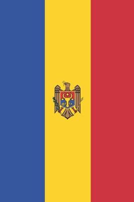 Book cover for Moldova Travel Journal - Moldova Flag Notebook - Moldovan Flag Book