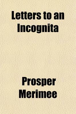 Book cover for Letters to an Incognita