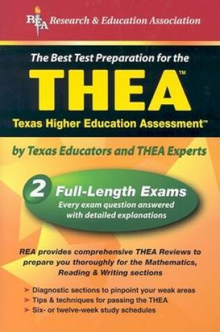 Cover of Thea (Rea) - The Best Test Prep for the Texas Higher Education Assessment