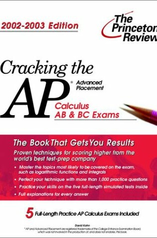 Cover of Cracking the AP Calculus AB & BC, 2002-2003 Edition