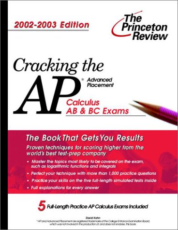 Cover of Cracking the AP Calculus AB & BC, 2002-2003 Edition