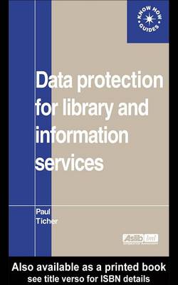 Book cover for Data Protection for Library and Information Services