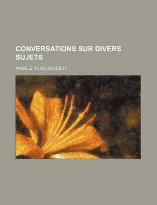 Book cover for Conversations Sur Divers Sujets