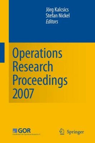 Cover of Operations Research Proceedings 2007