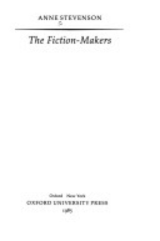 Cover of Fiction Makers