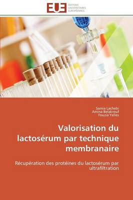 Book cover for Valorisation Du Lactos rum Par Technique Membranaire