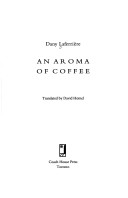 Book cover for Aroma of Coffee