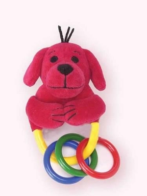 Book cover for Clifford the Small Red Puppy Ring Rattle (Pack of 12)