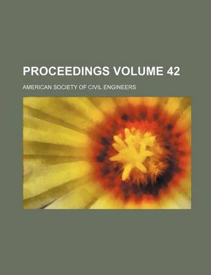 Book cover for Proceedings Volume 42