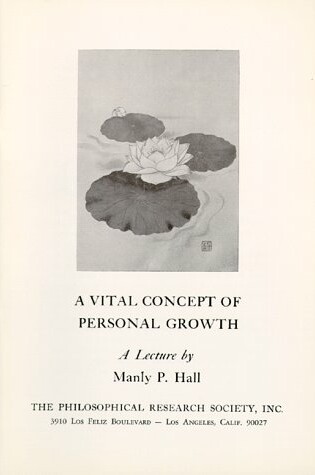 Cover of Vital Concept of Personal Growth