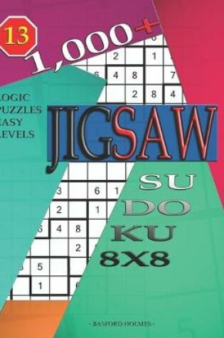 Cover of 1,000 + sudoku jigsaw 8x8