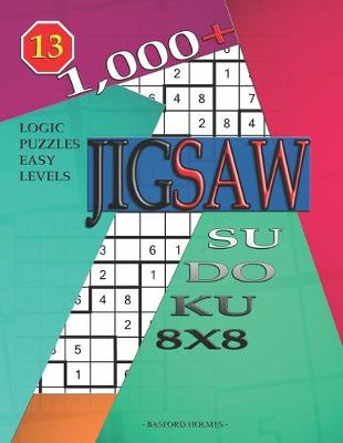 Cover of 1,000 + sudoku jigsaw 8x8