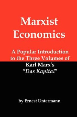 Cover of Marxist Economics